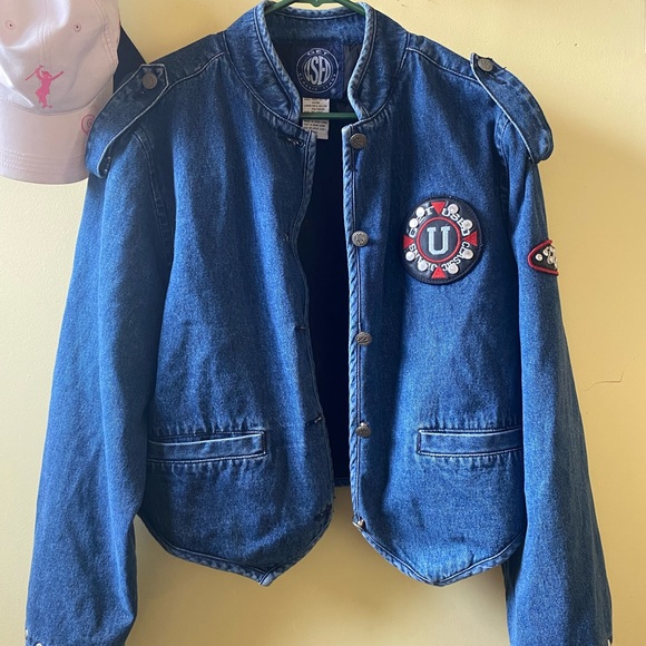 Vintage ‘Get Used’ Women’s Denim Jacket - Picture 2 of 6